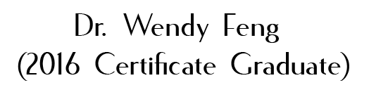 Dr. Wendy Feng (2016 Certificate Graduate) logo