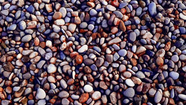 Assorted color stones