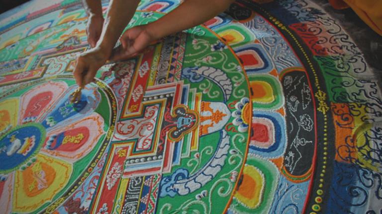 Mandala making