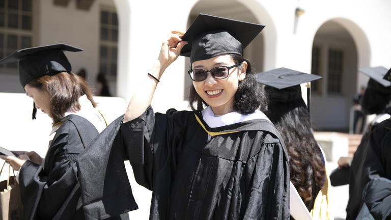 Asian Woman at Commencement